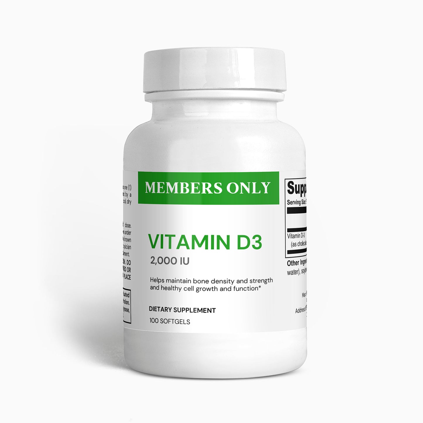 Vitamin D3 2,000 IU